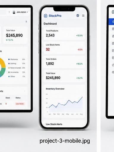Inventory Management Platform mobile preview